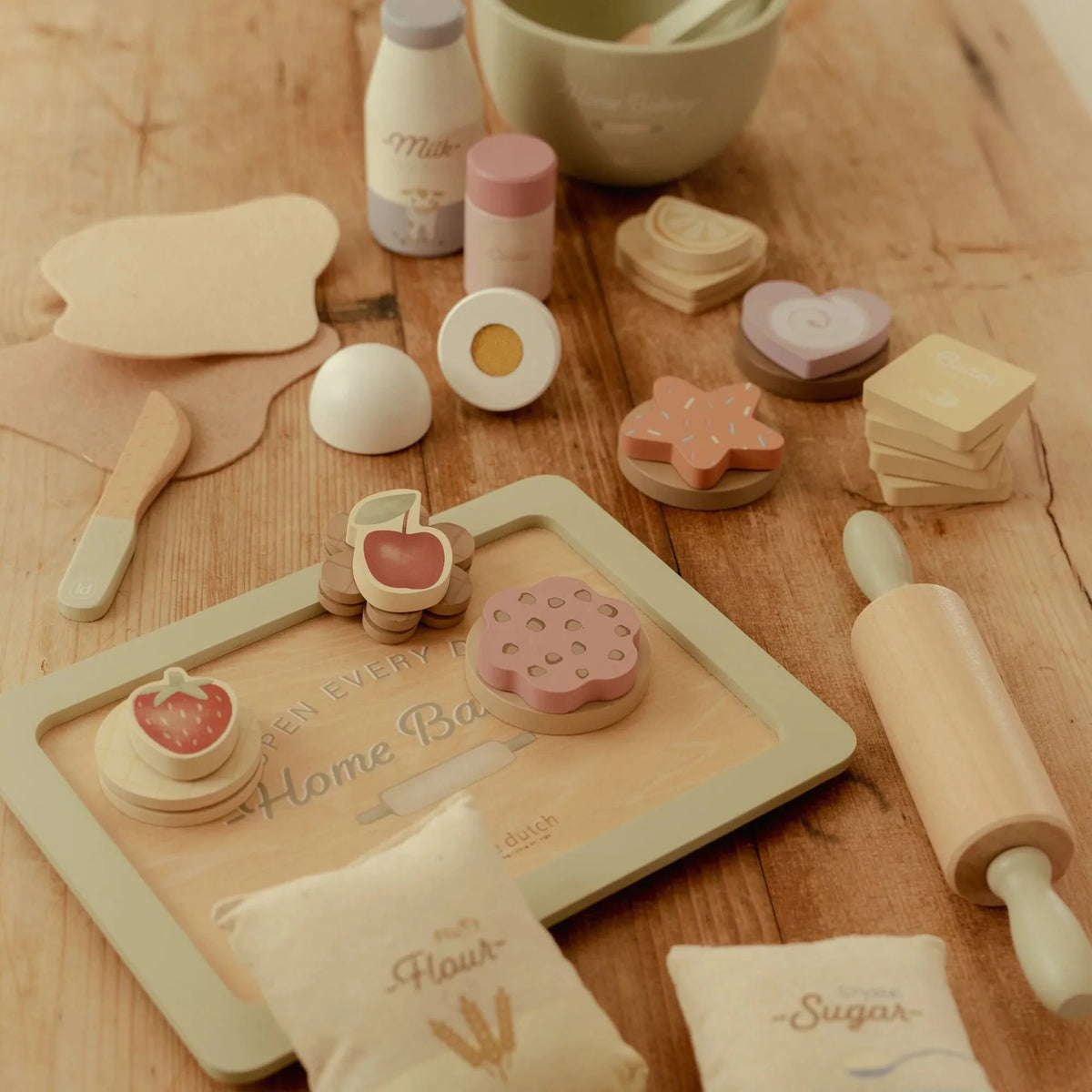 Houten Bakset