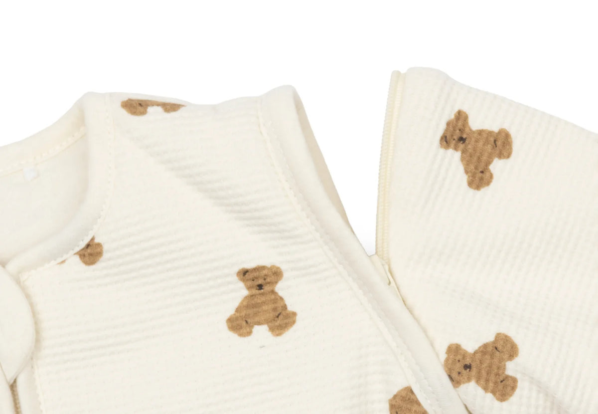 Slaapzak met Afritsbare Mouwen – Mini Teddy Bear Little Waffle - 60 cm