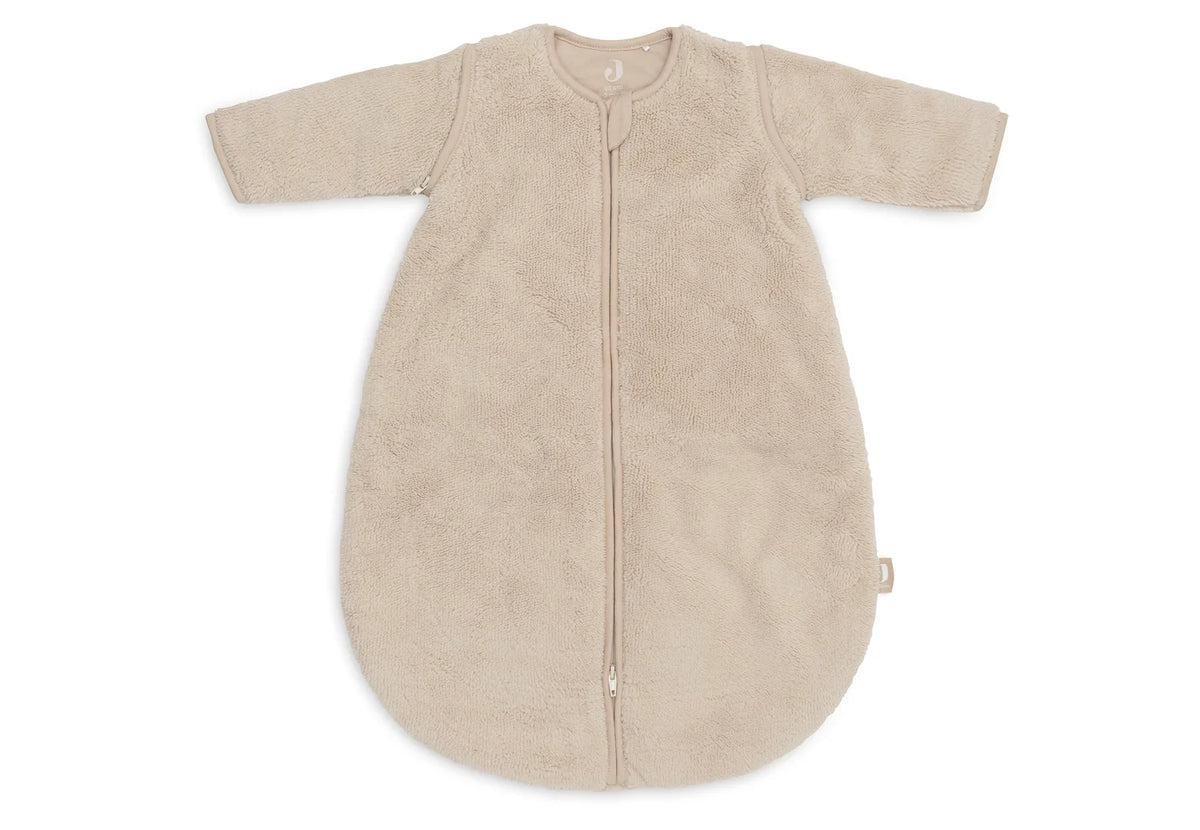 Slaapzak met afristbare mouw - Fluffy - Sand- 60 cm