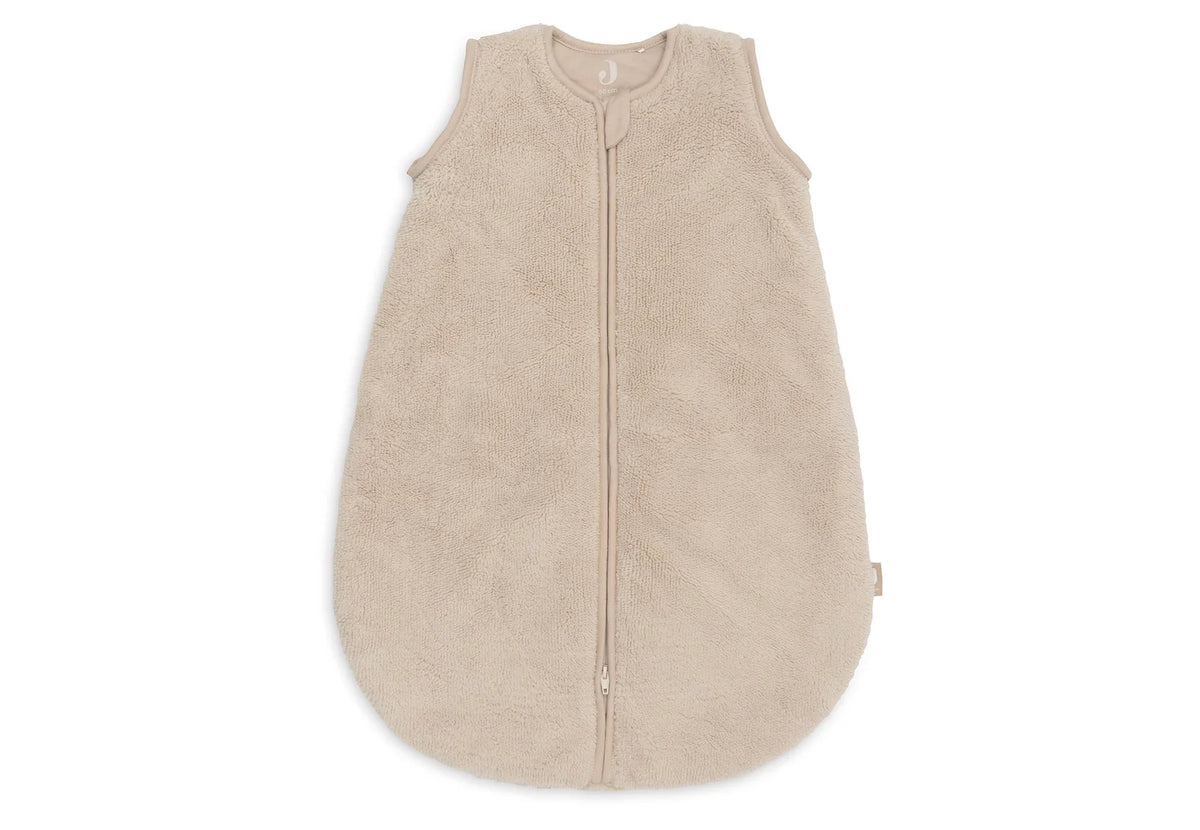 Slaapzak met afristbare mouw - Fluffy - Sand- 60 cm