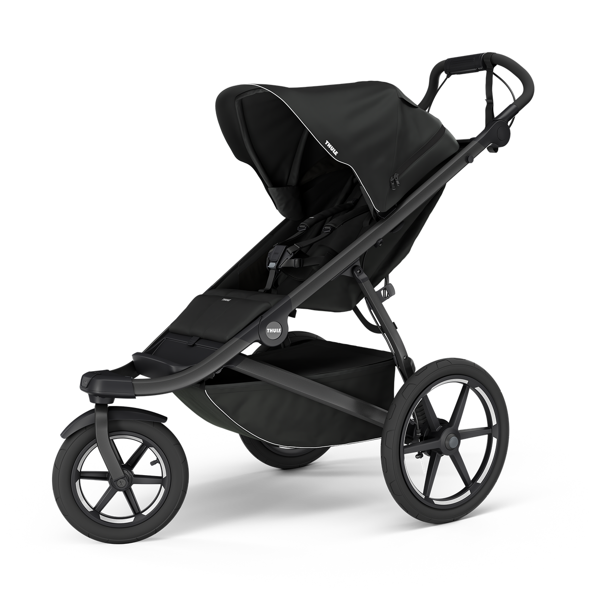 Thule Urban Glide 3 + Thule Maple pasgeborene bundel - Zwart