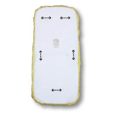 Schapenvacht lamsvel inleg – Voor kinderwagen, cosleeper & wieg