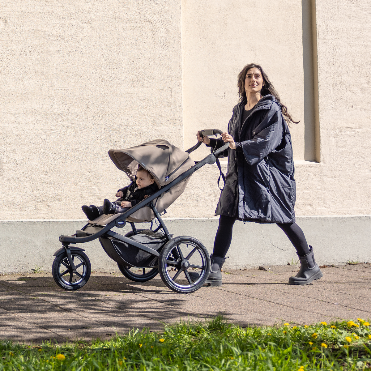 Thule Urban Glide 3 + Thule Maple pasgeborene bundel - Tinted Taupe