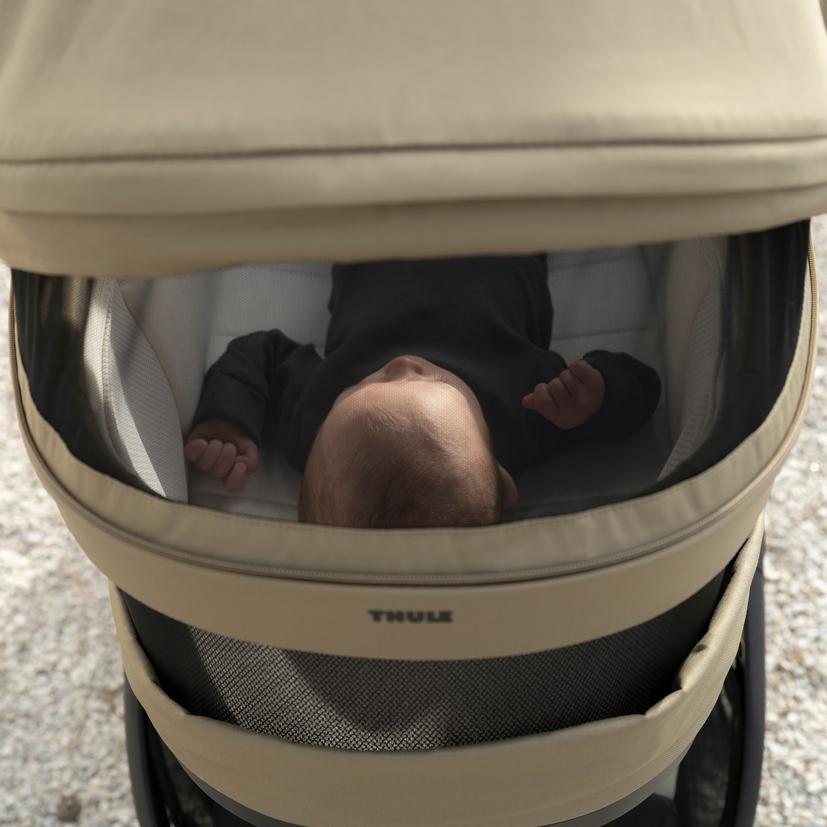 Thule Charm 2 in 1 + Thule Maple pasgeborene bundel Black