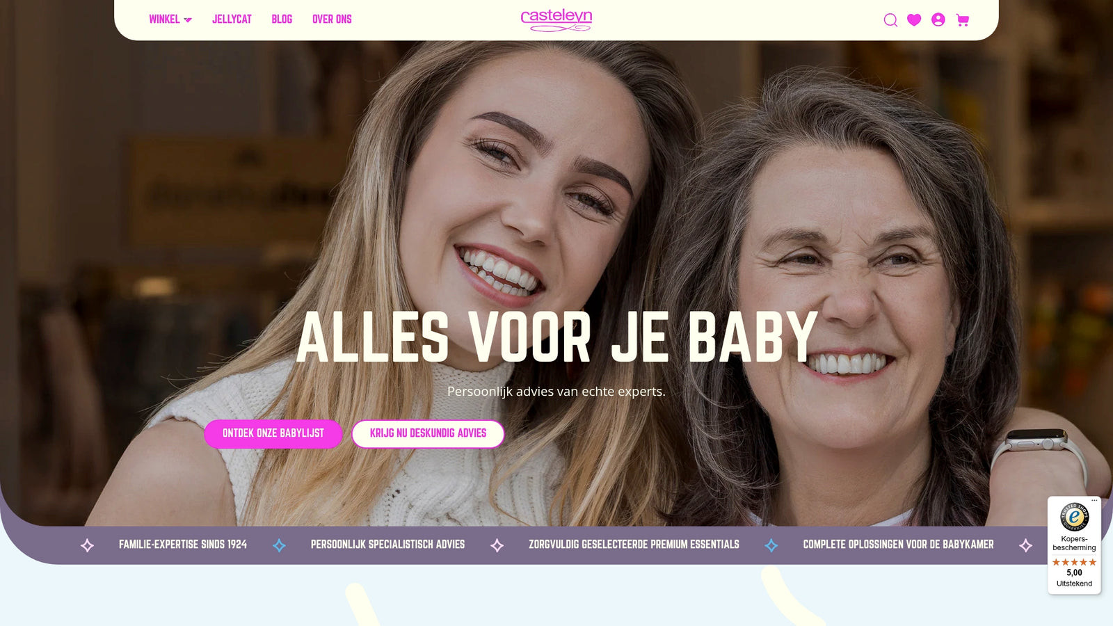 Webshopcasteleyn.nl – babyspeciaalzaak met reisbuggy's en kinderwagens