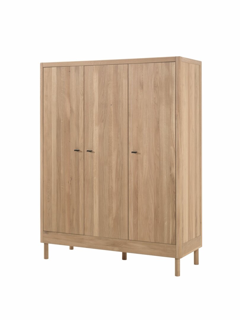 Kledingkast Forrest - 3- deurs - Massief Eiken