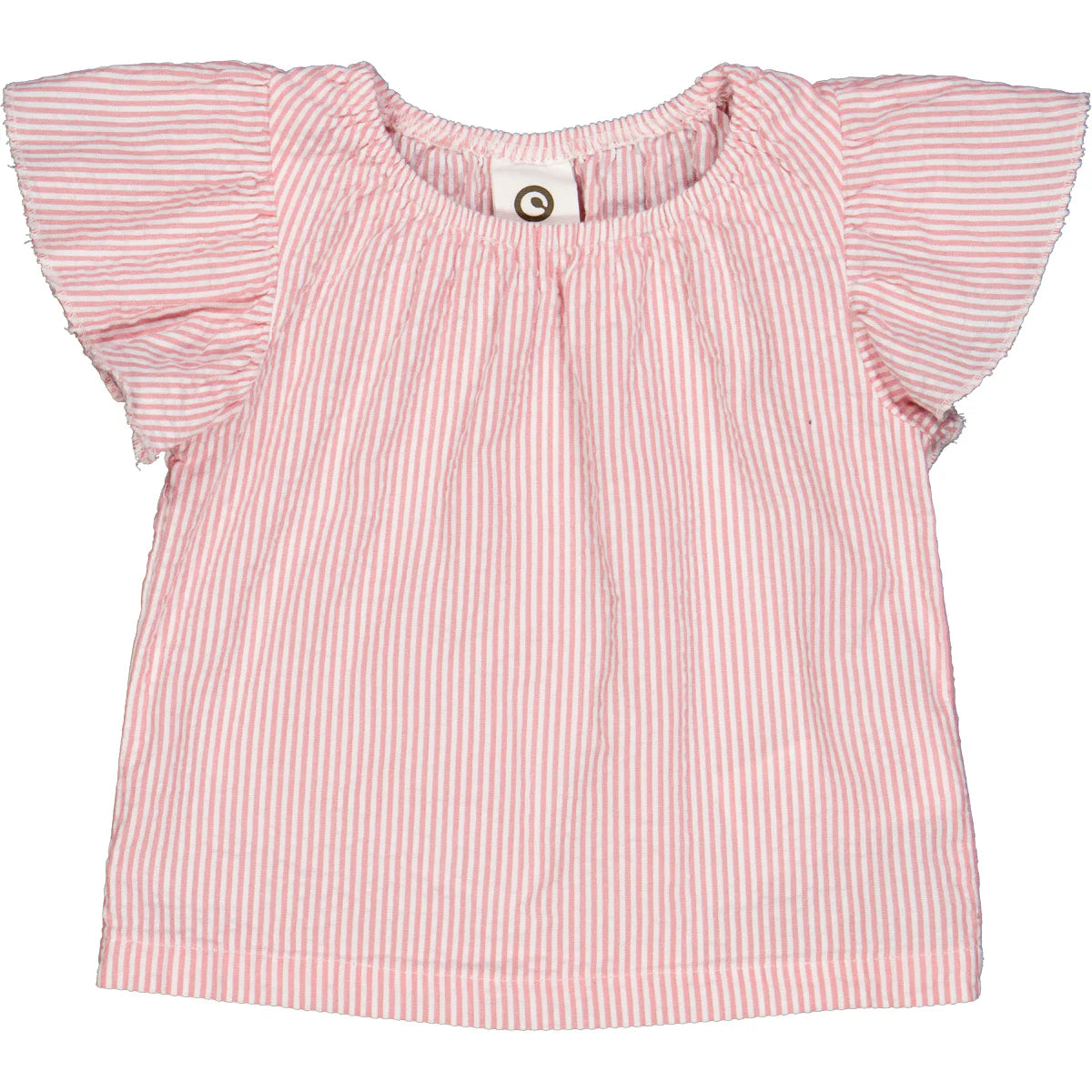 Müsli Seersucker Stripe Frill Top