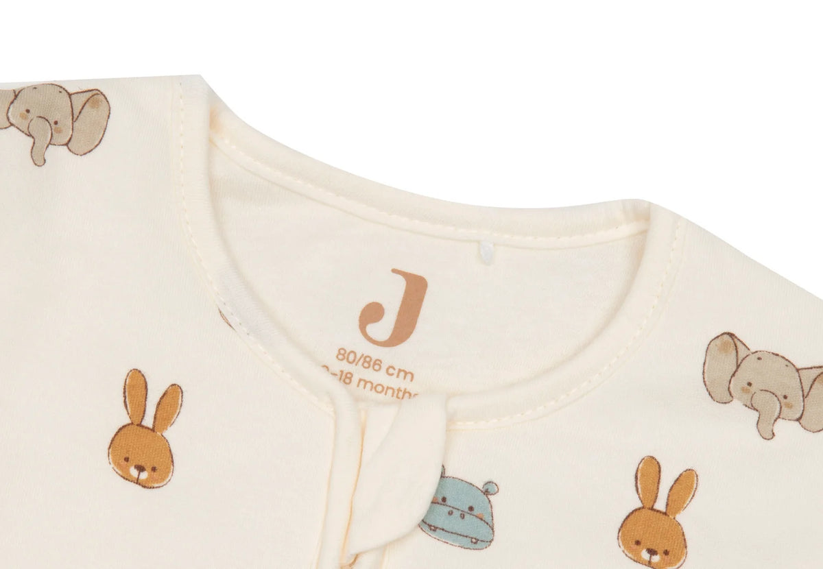 Slaapzak met Voeten en Afritsbare Mouwen – Jollies Sand - 80/86 cm