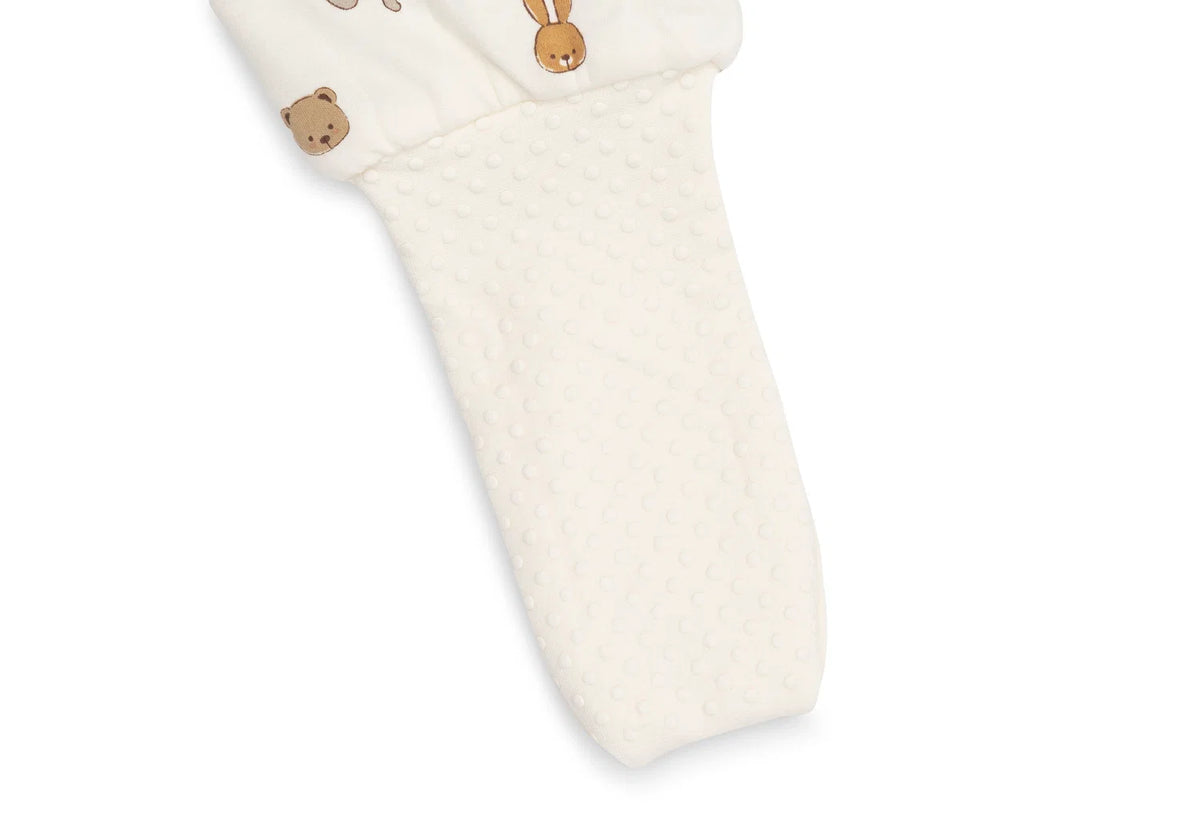 Slaapzak met Voeten en Afritsbare Mouwen – Jollies Sand - 80/86 cm