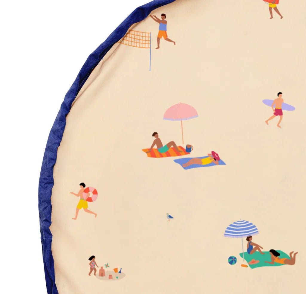 PLAY AND GO NOOMAD 2-IN-1 OPBERGZAK SPEELMAT - BEACH