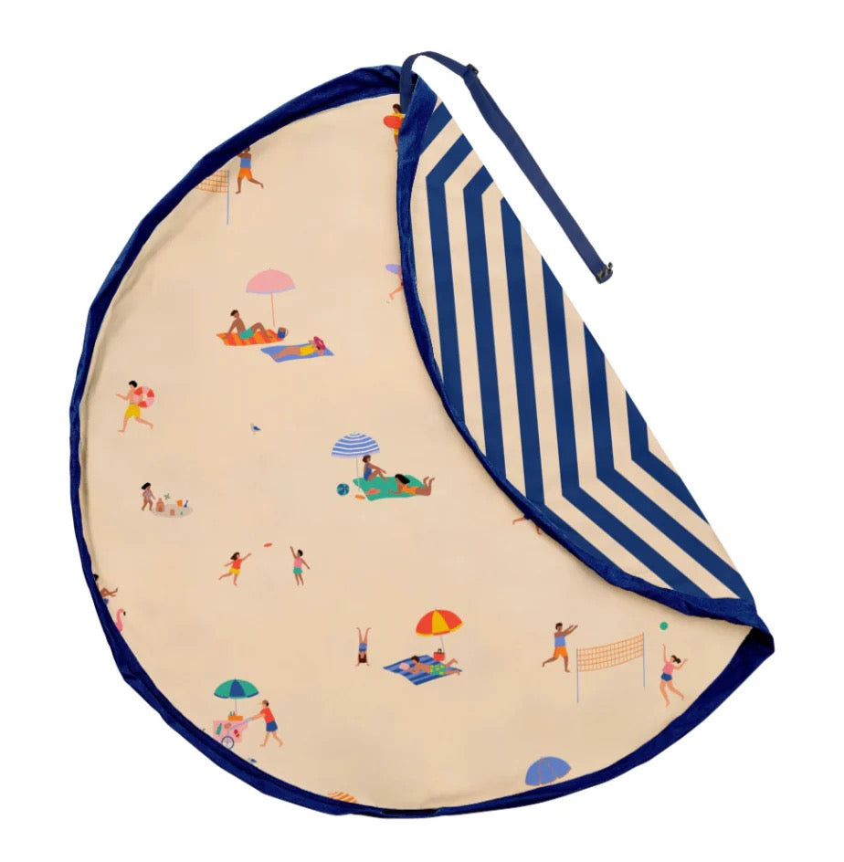 PLAY AND GO NOOMAD 2-IN-1 OPBERGZAK SPEELMAT - BEACH