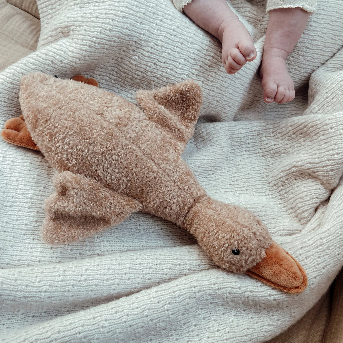Liva – Hartslag Knuffeldoekje Bruin