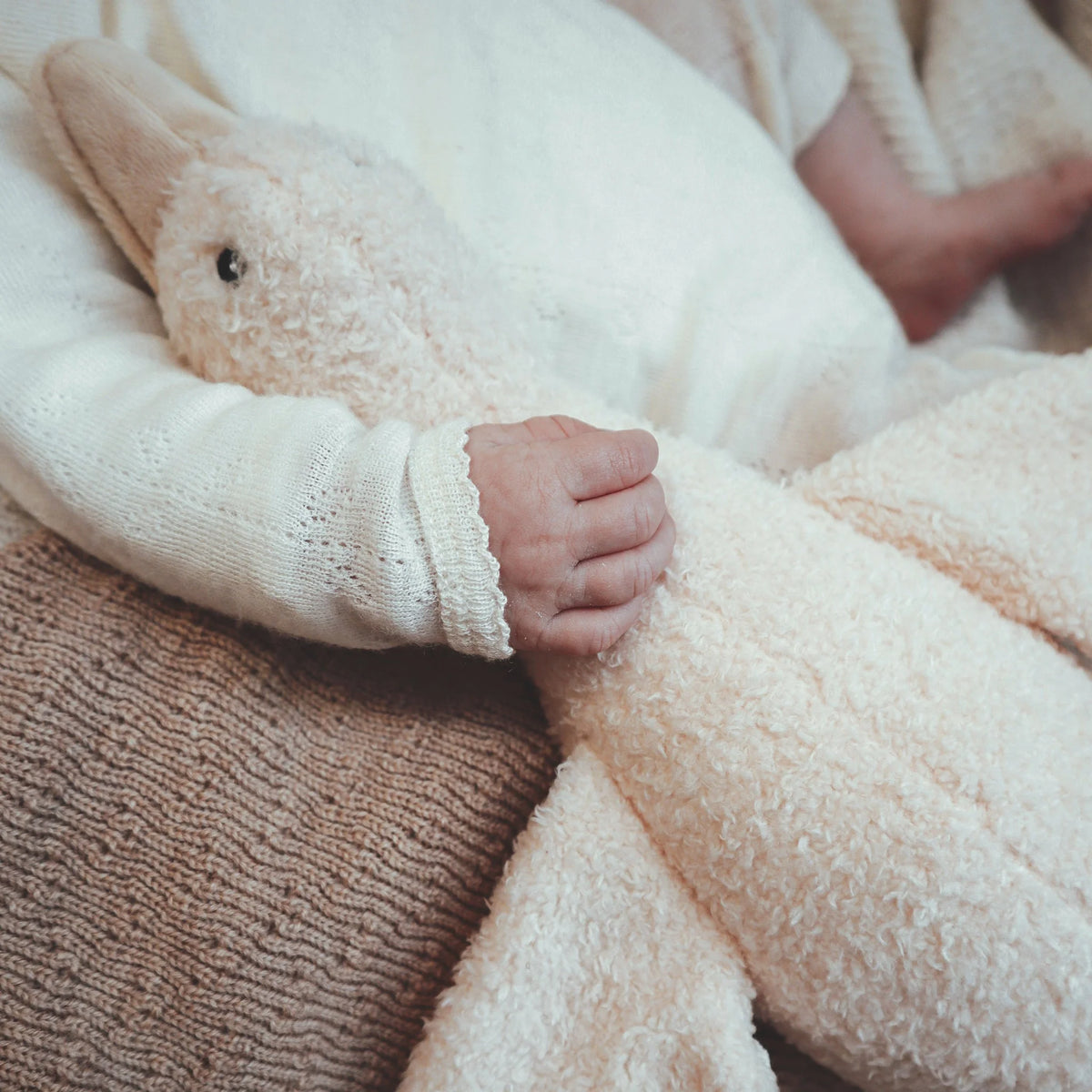 Liva – Hartslag Knuffeldoekje Beige