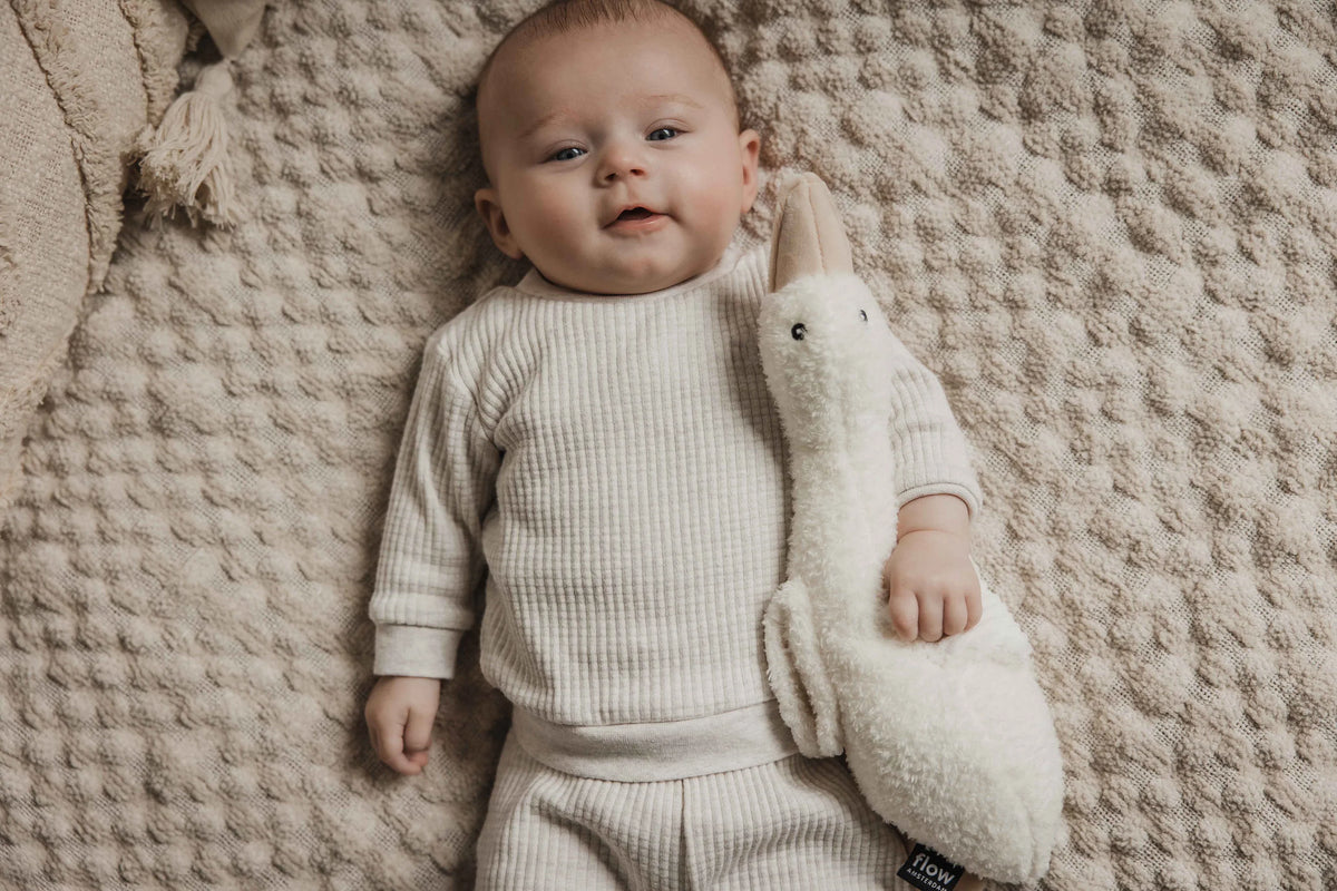 Liva – Hartslag Knuffeldoekje Beige