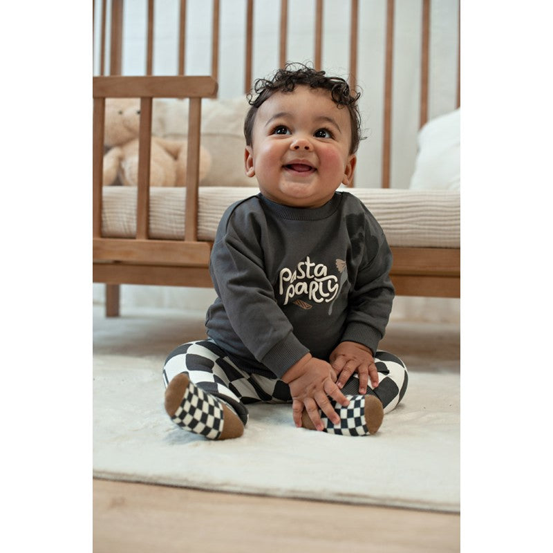 Geruite broek – Pasta Party