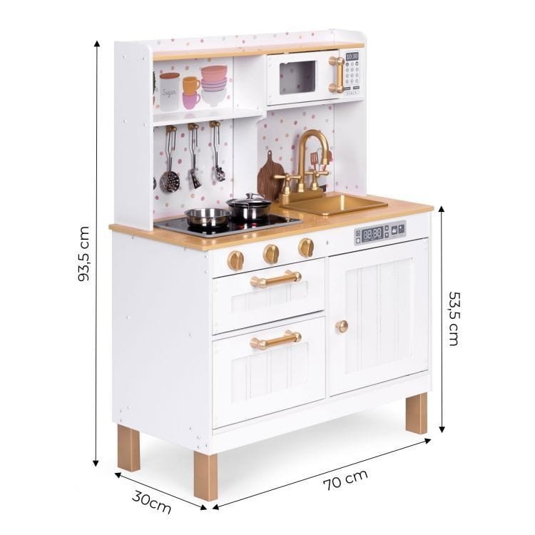 Angelove Grote Houten Speelkeuken met Geluid en LED - Casteleyn