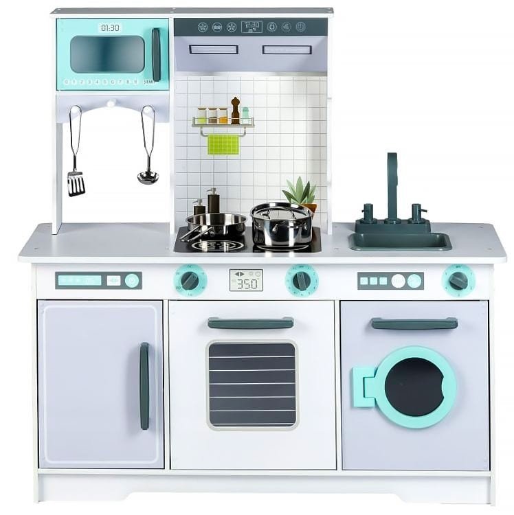 Angelove Grote Houten Speelkeuken met Wasmachine en Accessoires - Casteleyn