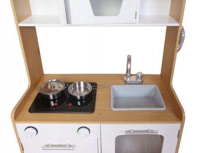 Angelove Houten Speelkeuken met Verlichte Branders en Geluid - Casteleyn