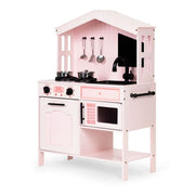 Angelove Roze Houten Speelkeuken met Oven, Magnetron en Accessoires - Casteleyn