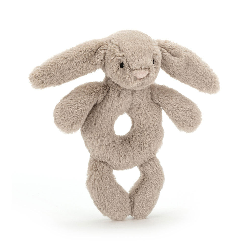 Bashful Bunny Ring Rattle Beige - Casteleyn