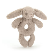 Bashful Bunny Ring Rattle Beige - Casteleyn