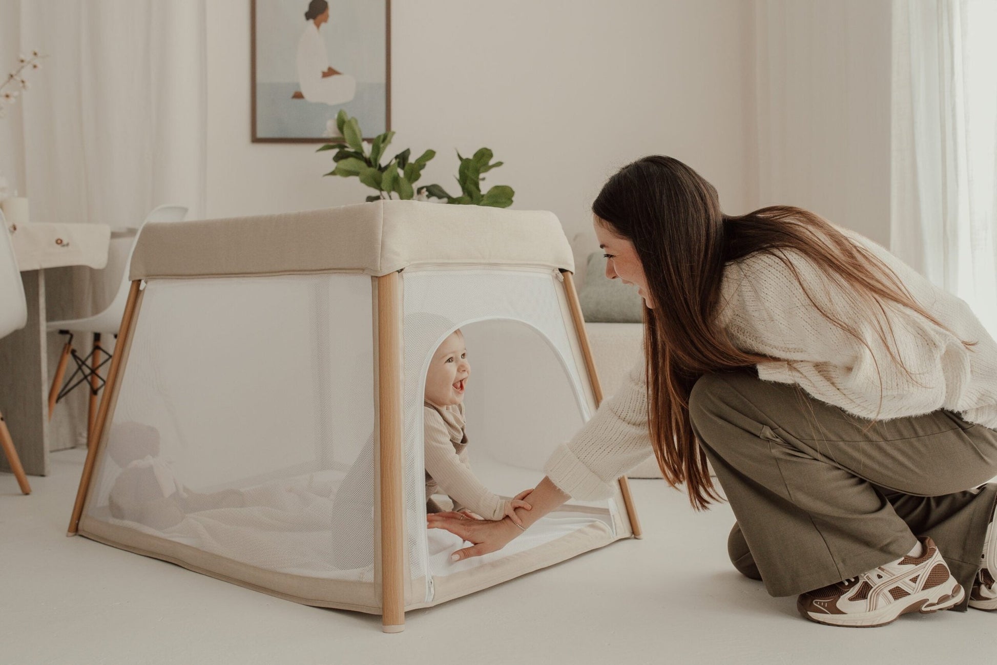 Bo Jungle Reisbedje Pure White - Casteleyn