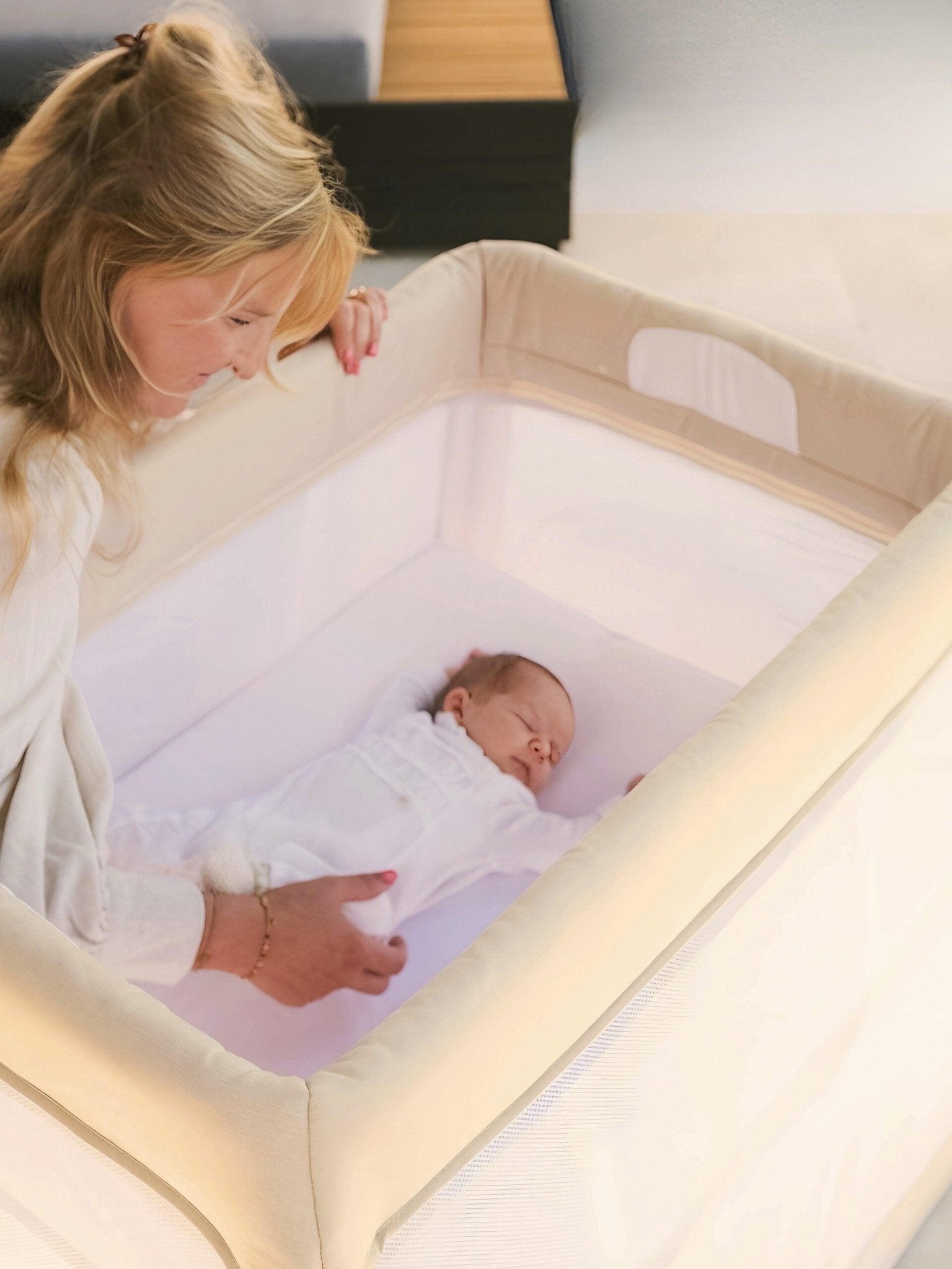 Bo Jungle Reisbedje Pure White - Casteleyn