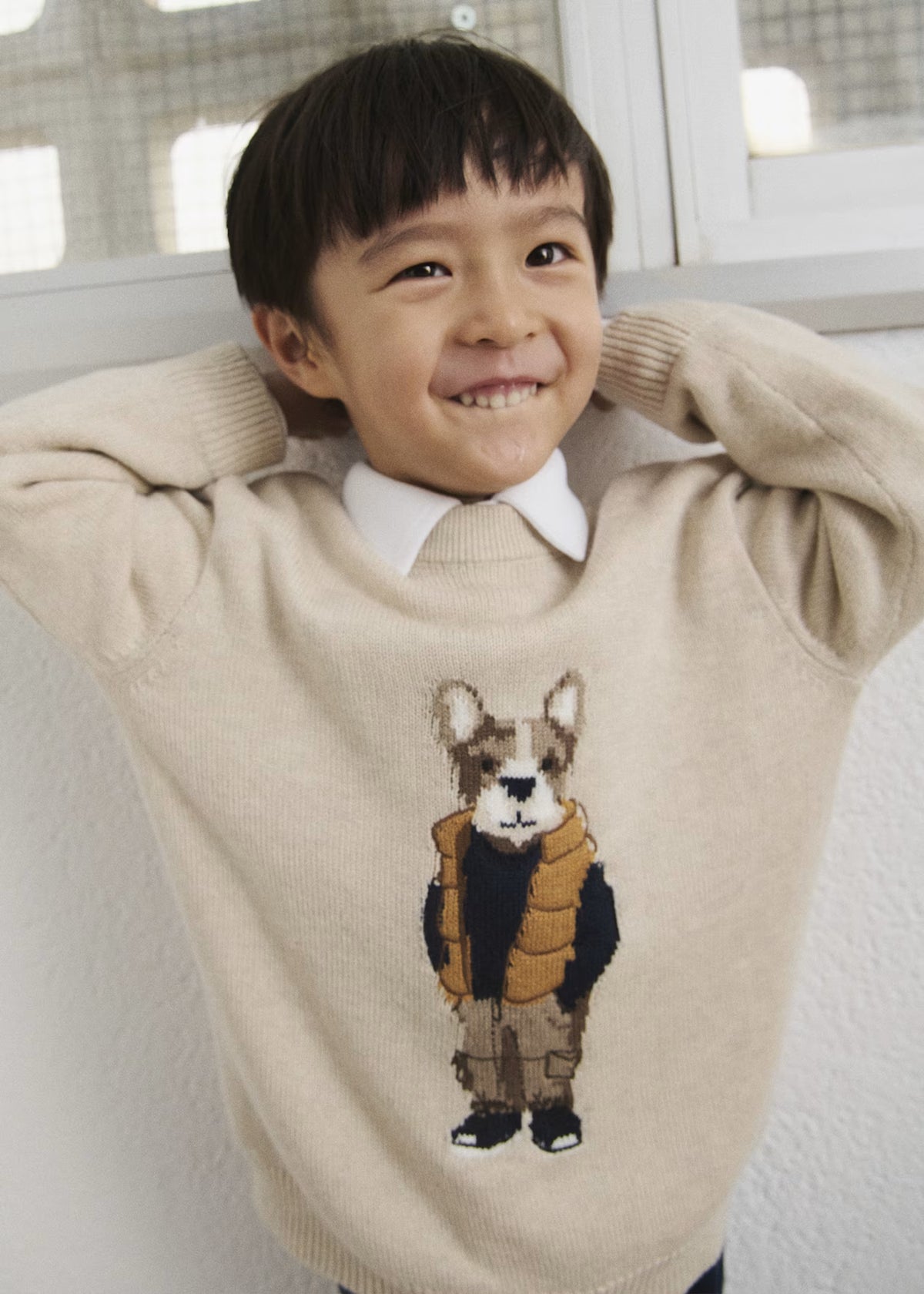 Jongens Trui met Intarsia