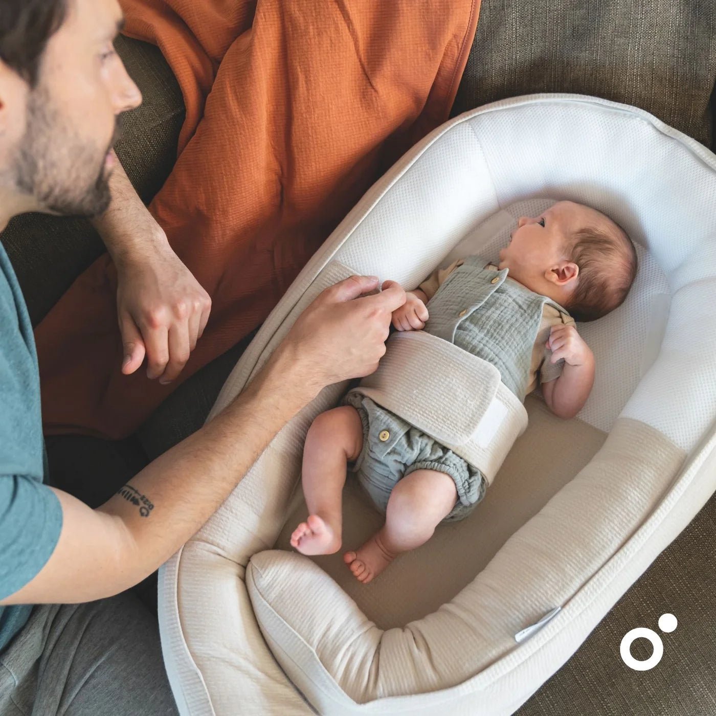 Cocoon - Babynestje - Tetra Jersey Sand - Casteleyn