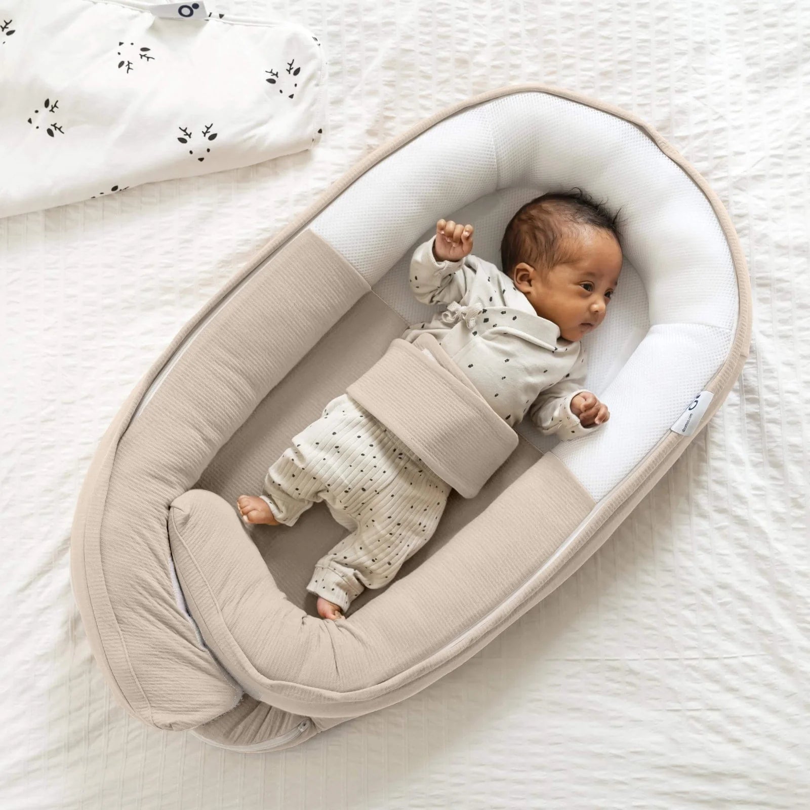 Cocoon - Babynestje - Tetra Jersey Sand - Casteleyn