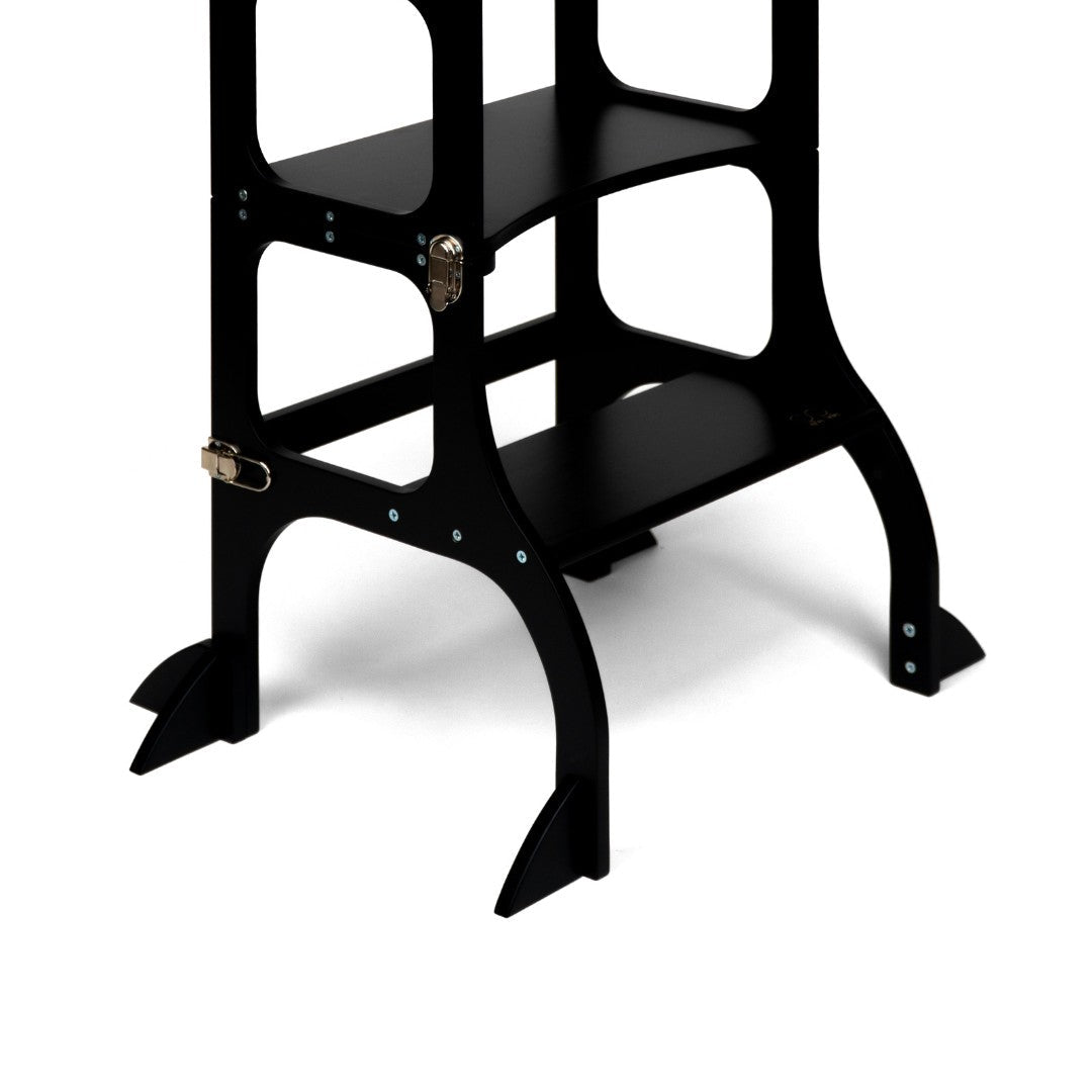 Ette Tete STEP'n'SIT 2-in-1 Leertoren en Tafel met Steunpoten – Zwart - Casteleyn
