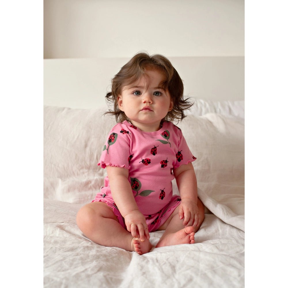 Feetje premium meisjes shortama - Lily Ladybug - Casteleyn