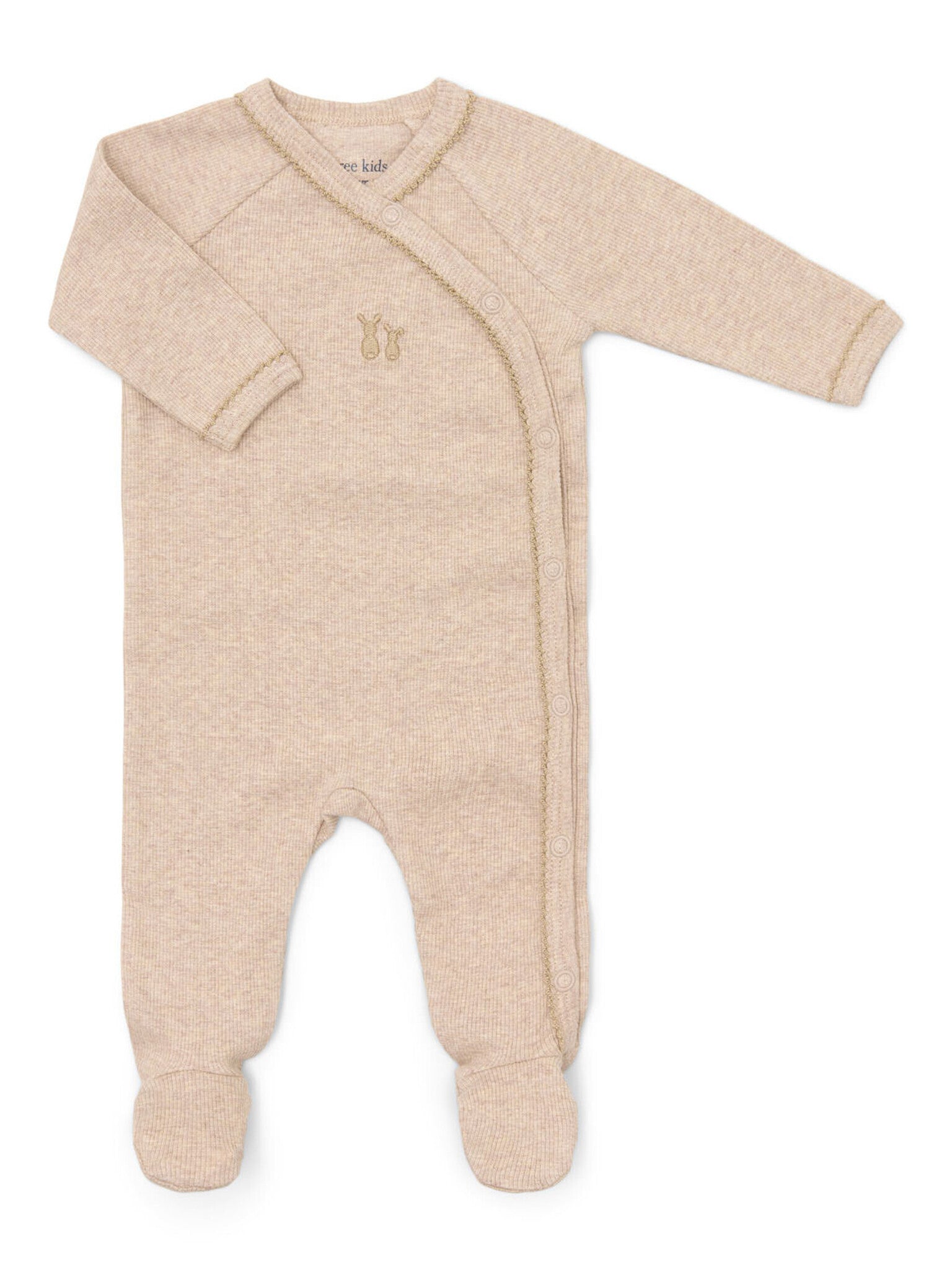 Poetree kids Teddy new born babypakje rib Camel