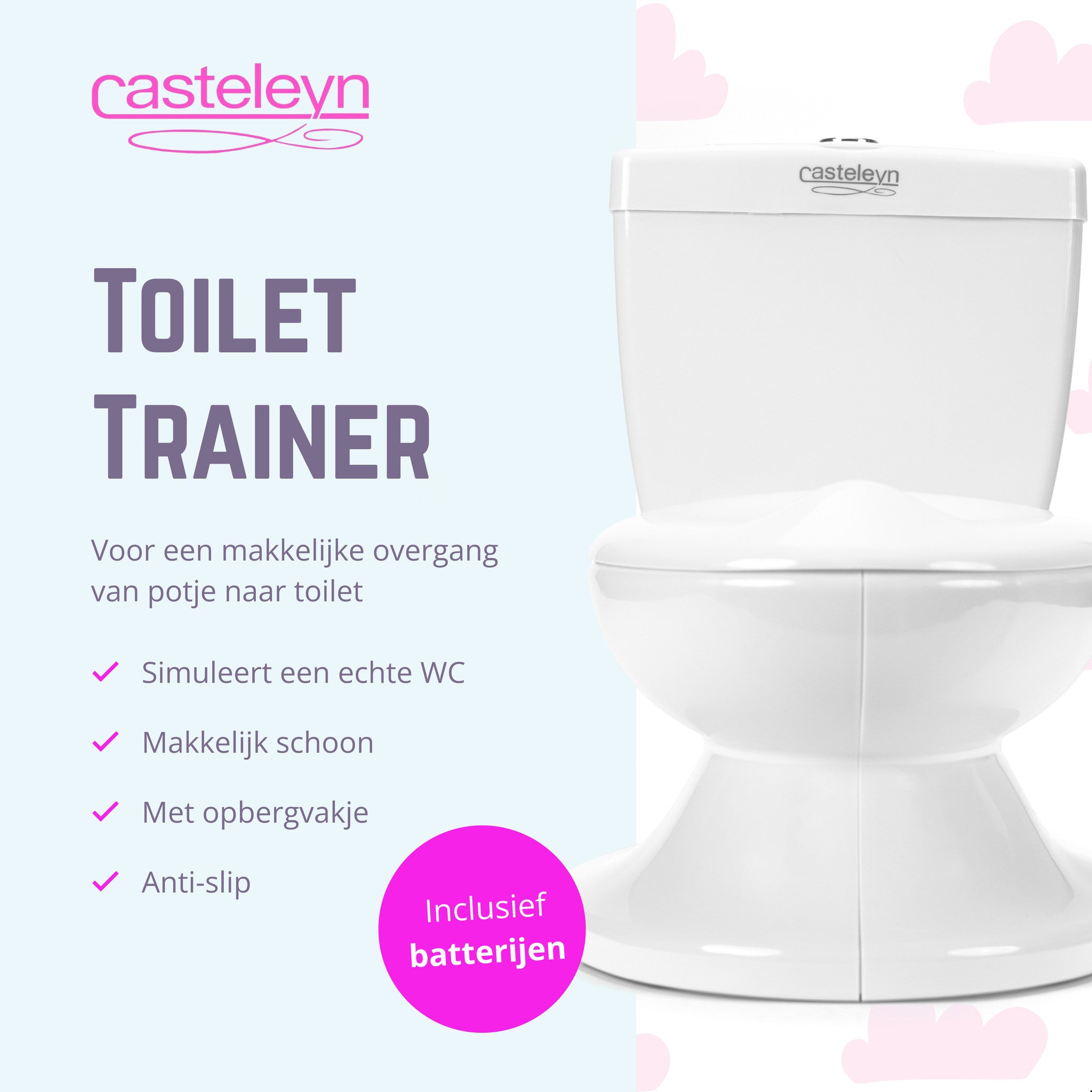 WC-trainer voor peuters – Toilettrainer voor zindelijkheidstraining | Casteleyn