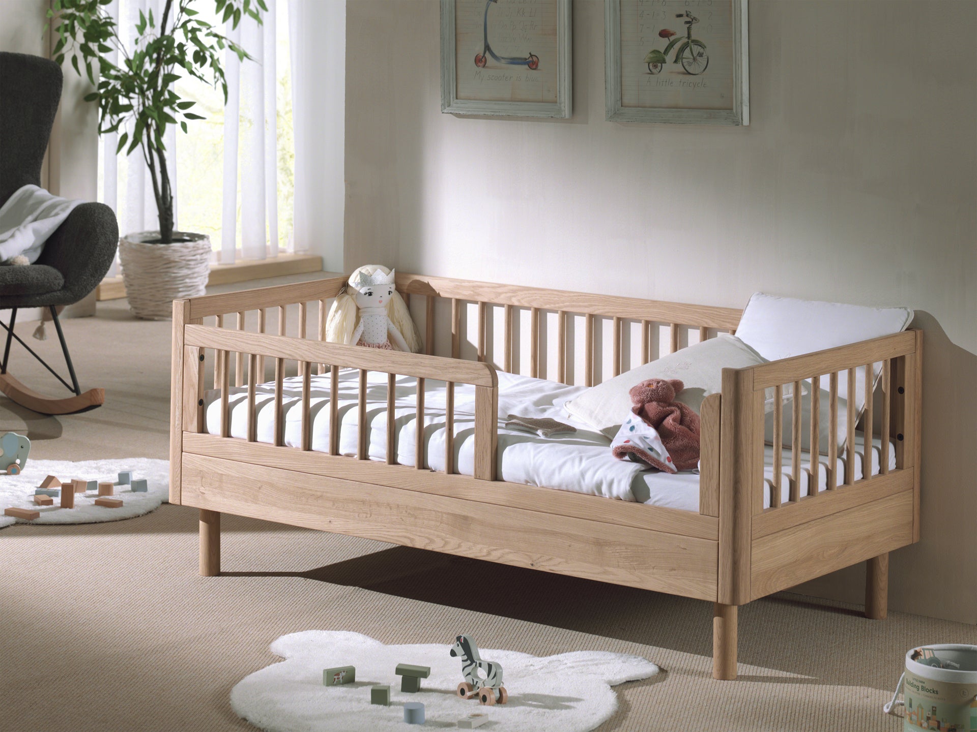 FORREST PEUTER BED 70X140 MASSIEF EIKEN