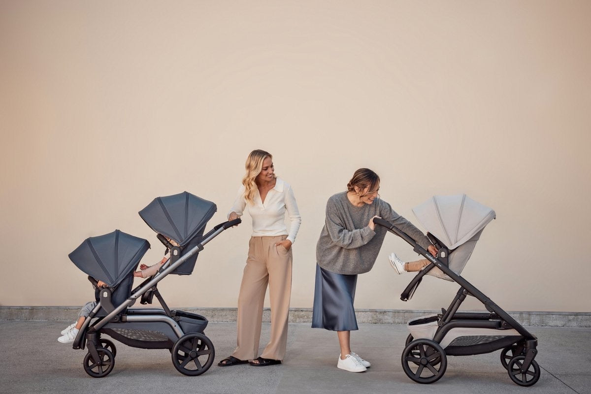  NUVO Single (Kinderwagen + Bassinet) - Blue Slate