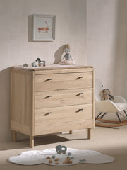 Forrest commode - 3 laden - eik 