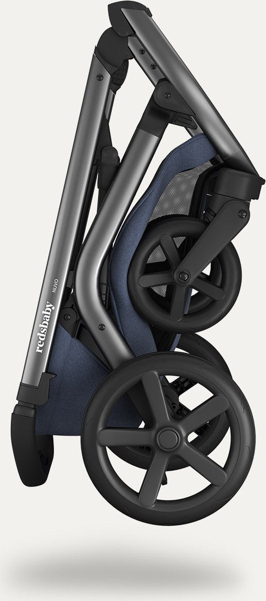  NUVO Single (Kinderwagen + Bassinet) - Blue Slate