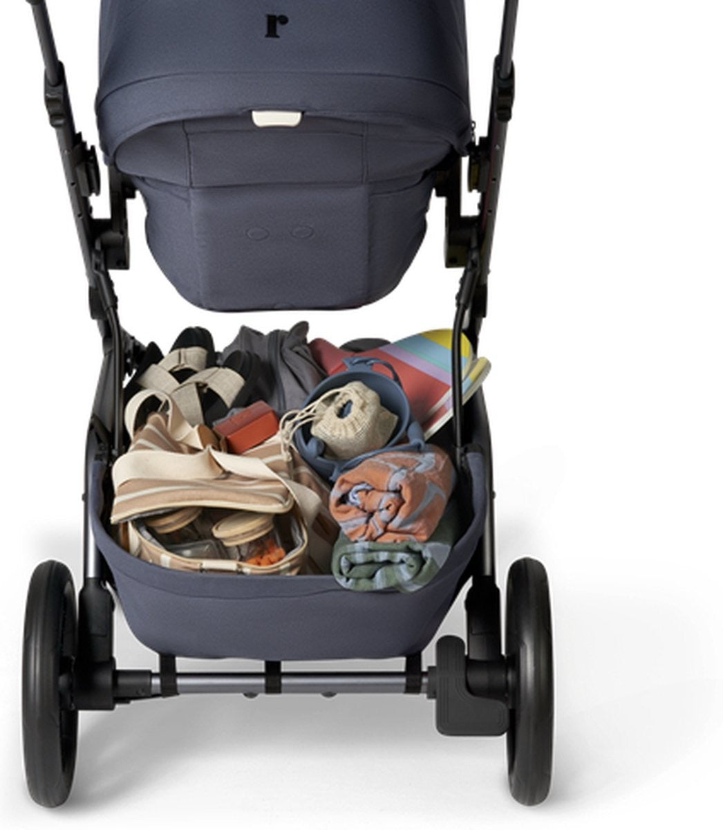  NUVO Single (Kinderwagen + Bassinet) - Blue Slate