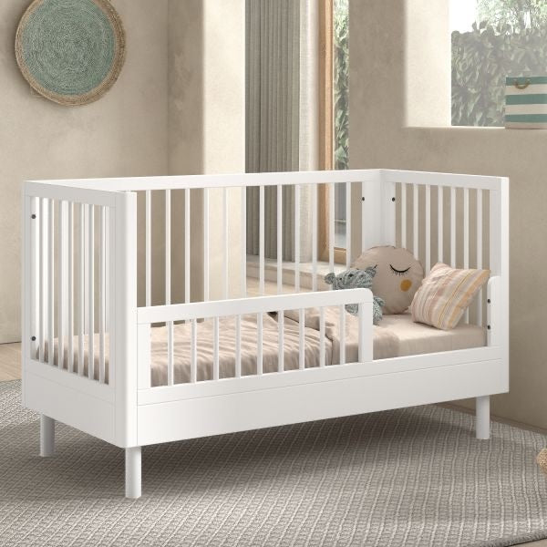 Forrest Babybed Met Ombouw - 70 x 140 cm - Beuk Wit