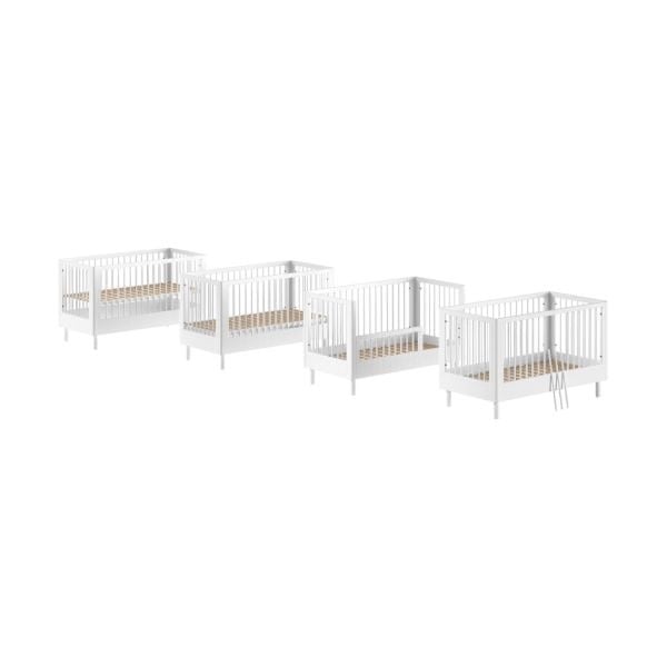 Forrest Babybed Met Ombouw - 70 x 140 cm - Beuk Wit - Casteleyn