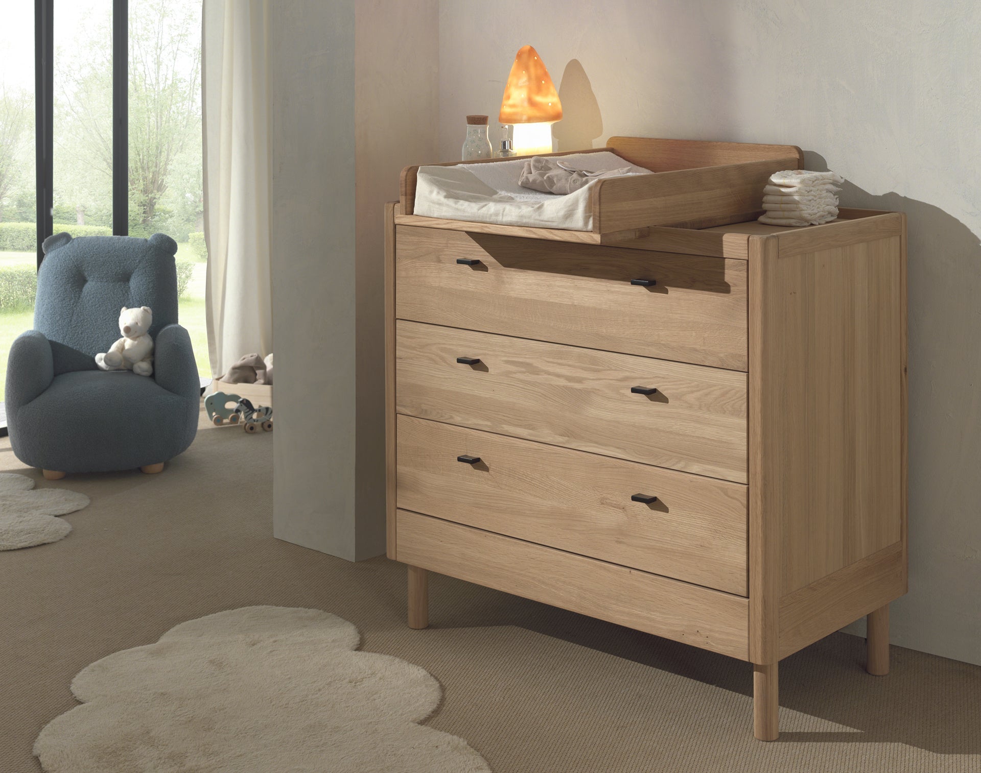 Forrest commode - 3 laden - eik - Casteleyn