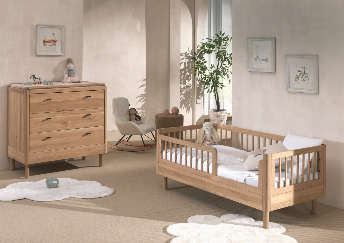 FORREST PEUTER BED 70X140 MASSIEF EIKEN - Casteleyn