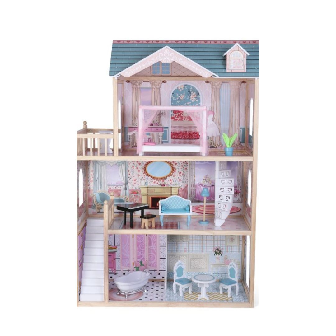 Gerardo's Toys Houten Poppenhuis Emily met LED-verlichting - Casteleyn