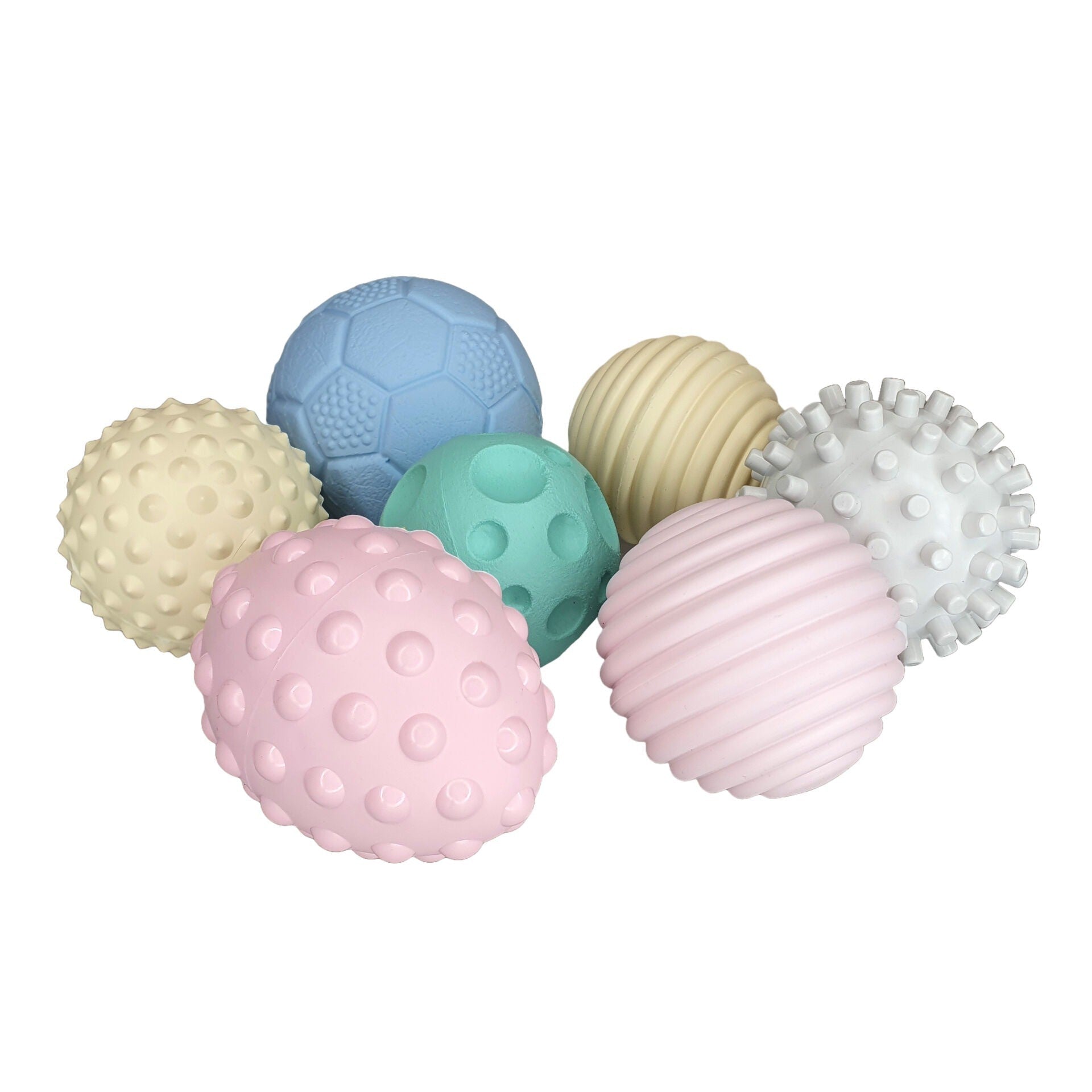 Gerardo's Toys Sensorische Ballen Set voor Baby's – 7 stuks - Casteleyn