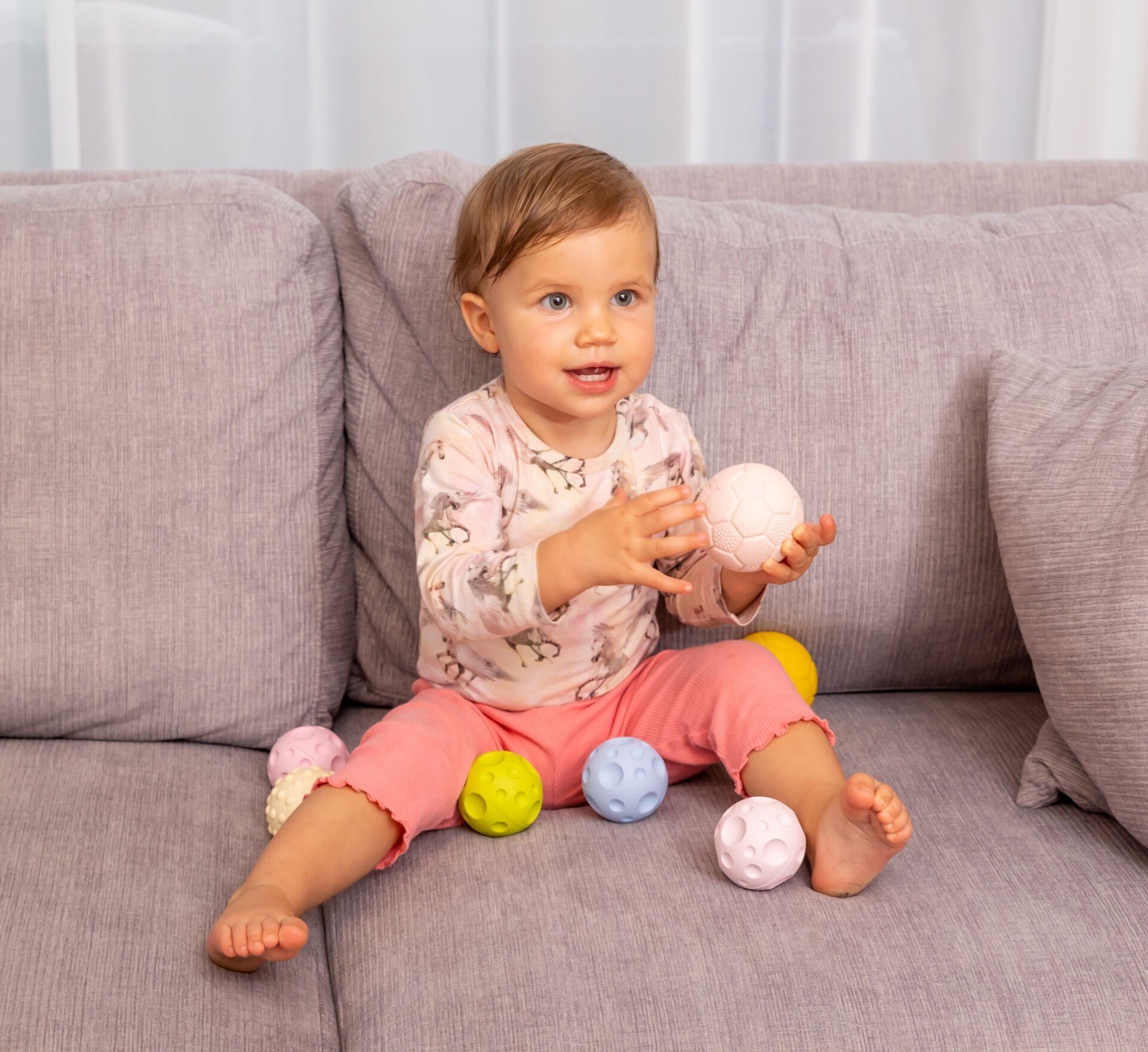 Gerardo's Toys Sensorische Ballen Set voor Baby's – 7 stuks - Casteleyn
