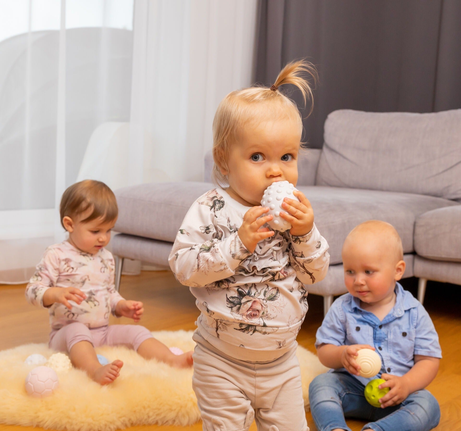 Gerardo's Toys Sensorische Ballen Set voor Baby's – 7 stuks - Casteleyn