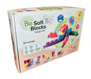 Gerardo's Toys Zachte Bouwblokken met Wielen – 33 stuks - Casteleyn