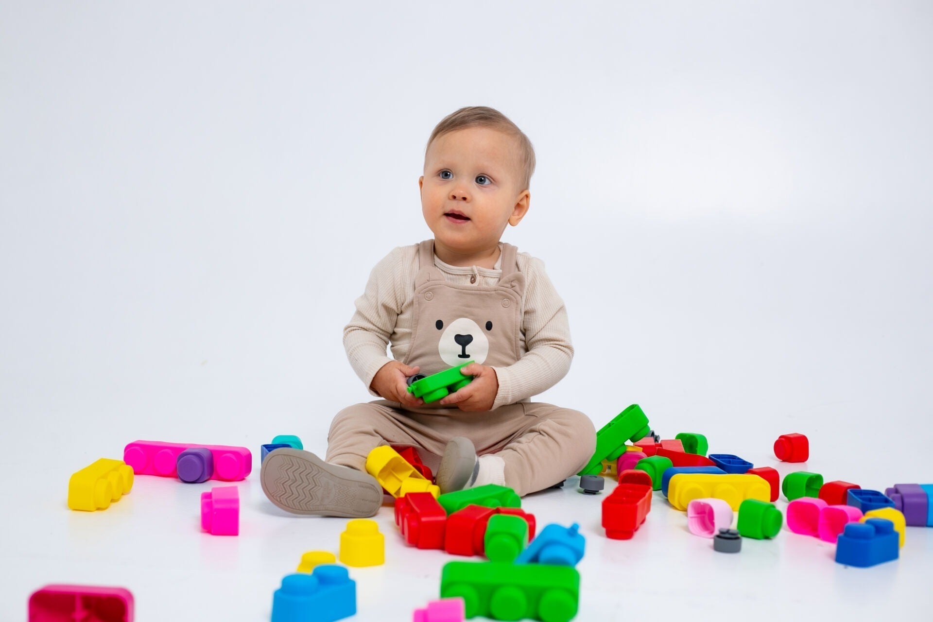Gerardo's Toys Zachte Bouwblokken met Wielen – 33 stuks - Casteleyn