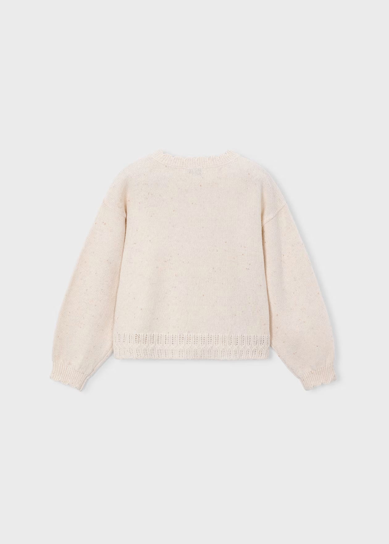 Girls' intarsia jumper